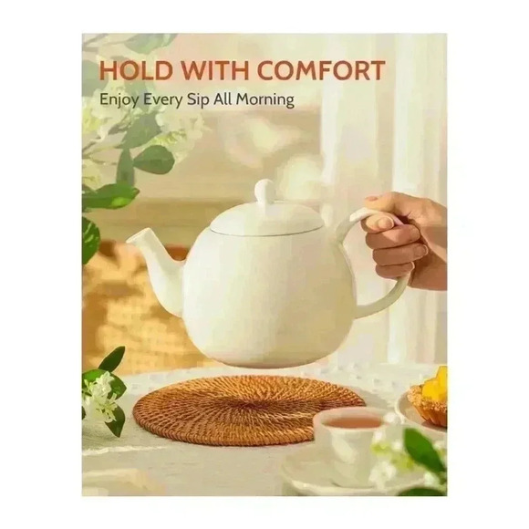 Sweese Teapots for Tea, Porcelain Tea pot / NEW in box! No infuser - Picture 4 of 14